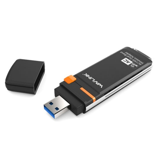 WAVLINK WN688A3D Dual Band Wireless Network Adapter AC1300 Portable USB 3.0 WiFi Dongle - USB Network Adapter by WAVLINK | Online Shopping UK | buy2fix