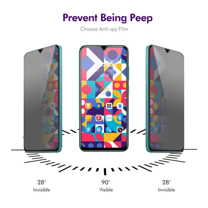 For Xiaomi Redmi A3 ENKAY Hat-Prince 28 Degree Anti-peeping Privacy Silk Screen Tempered Glass Film -  by ENKAY | Online Shopping UK | buy2fix