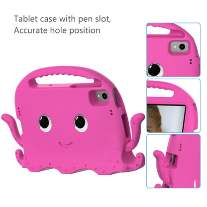 For Samsung Galaxy Tab S6 Lite 2024 Octopus Style EVA Hybrid PC Shockproof Tablet Case with Strap(RoseRed) - Other Galaxy Tab PC by buy2fix | Online Shopping UK | buy2fix