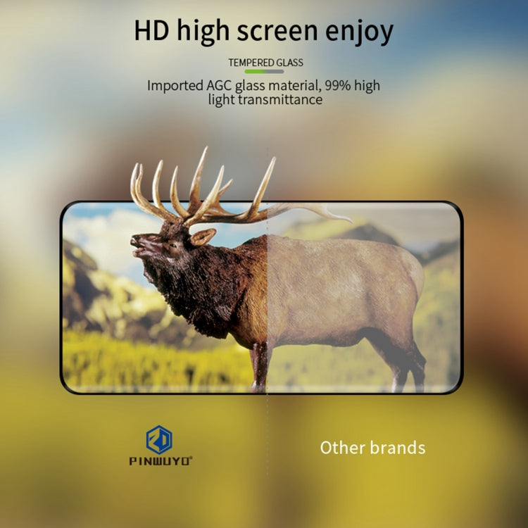 For vivo X Fold3 / X Fold3 Pro PINWUYO 9H 3D Hot Bending Tempered Glass Film(Black) - vivo Tempered Glass by PINWUYO | Online Shopping UK | buy2fix