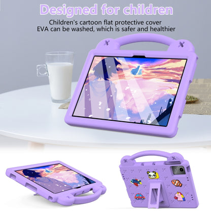 For DOOGEE T30 Pro 11 2023 Handle Kickstand Children EVA Shockproof Tablet Case(Light Purple) - Others by buy2fix | Online Shopping UK | buy2fix