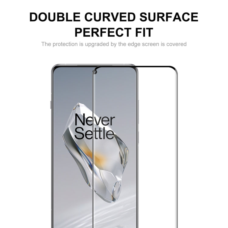 For OnePlus 12 2pcs ENKAY Hat-Prince 3D Hot Bending Side Glue Tempered Glass Full Film - OnePlus Tempered Glass by ENKAY | Online Shopping UK | buy2fix