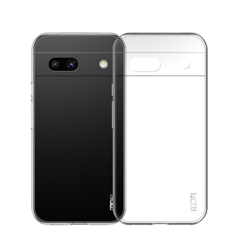 For Google Pixel 8a MOFI Ming Series Transparent Ultra-thin TPU Phone Case(Transparent) - Google Cases by MOFI | Online Shopping UK | buy2fix