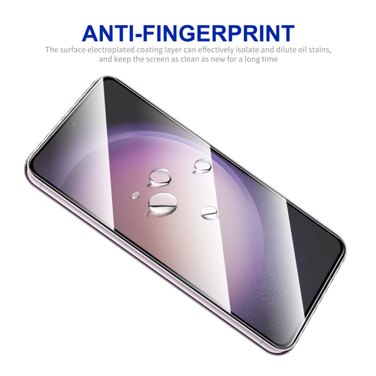 For Samsung Galaxy S25 / S24 5G ENKAY Hat-Prince 0.18mm High Aluminum-silicon Tempered Glass Film, Support Ultrasonic Fingerprint Unclock - Galaxy S24 5G Tempered Glass by ENKAY | Online Shopping UK | buy2fix