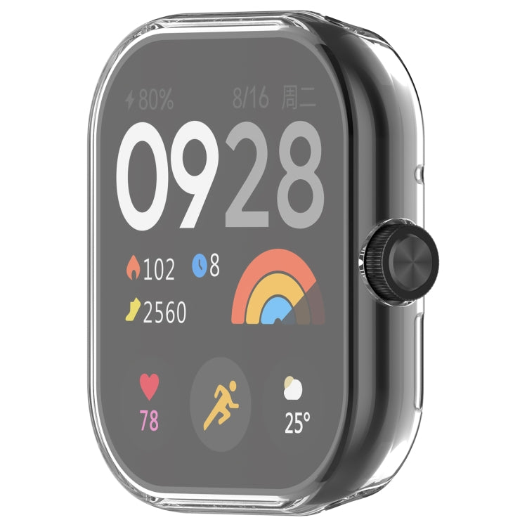 For Redmi Watch 4 Full Package TPU Electroplated Watch Protective Case(Transparent) - Watch Cases by buy2fix | Online Shopping UK | buy2fix