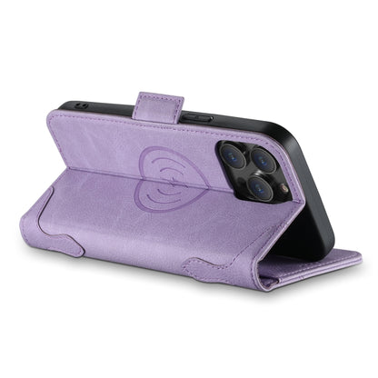 For iPhone 13 Pro Max SUTENI J07 Multifunctional Horizontal Flip Magsafe Leather Phone Case(Purple) - iPhone 13 Pro Max Cases by Suteni | Online Shopping UK | buy2fix