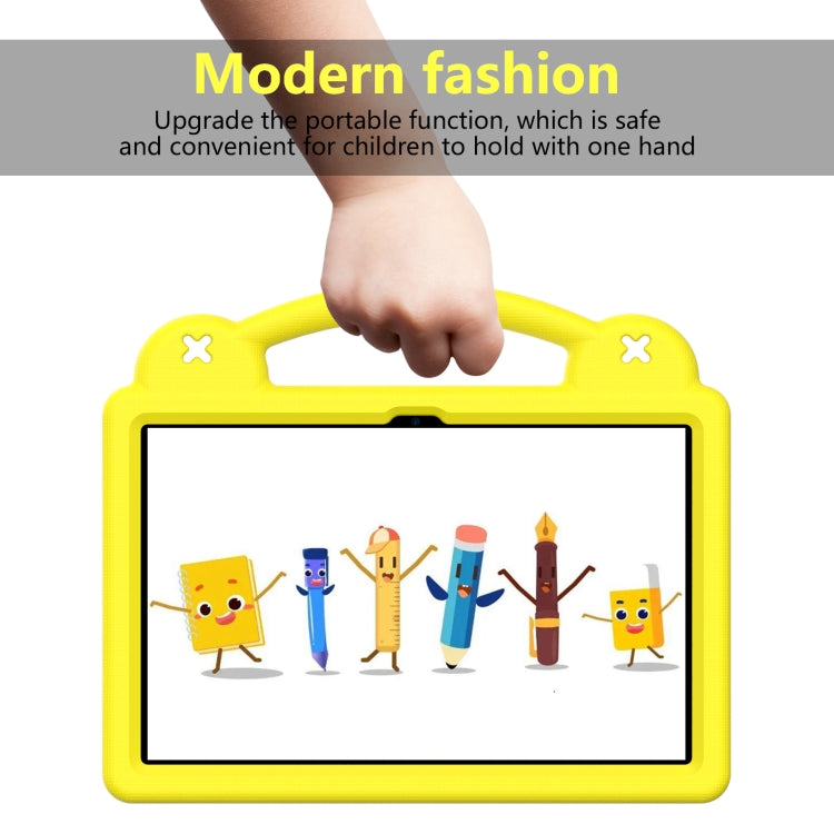 For Blackview Oscal Pad 15 2023 10.36/Tab 11 Handle Kickstand Children EVA Shockproof Tablet Case(Yellow) - Others by buy2fix | Online Shopping UK | buy2fix