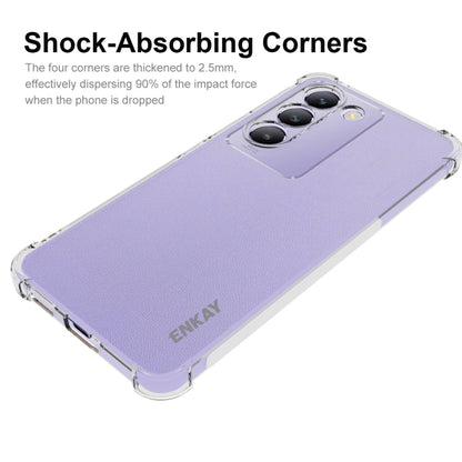 For OPPO Reno11 F 5G Global ENKAY Clear TPU Shockproof Anti-slip Phone Case - OPPO Cases by ENKAY | Online Shopping UK | buy2fix