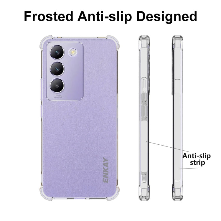 For OPPO Reno11 F 5G Global ENKAY Clear TPU Shockproof Anti-slip Phone Case - OPPO Cases by ENKAY | Online Shopping UK | buy2fix