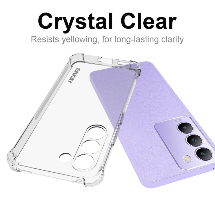 For OPPO Reno11 F 5G Global ENKAY Clear TPU Shockproof Anti-slip Phone Case - OPPO Cases by ENKAY | Online Shopping UK | buy2fix