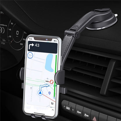 ES281 Car Dashboard Windshield Air Vent Suction Cup Phone Holder For 4-6.7 Inch Phone Mount - Car Holders by buy2fix | Online Shopping UK | buy2fix