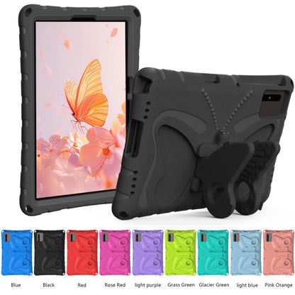 For Samsung Galaxy Tab S9 11 X710 Butterfly Bracket EVA Shockproof Tablet Case(Black) - Other Galaxy Tab PC by buy2fix | Online Shopping UK | buy2fix