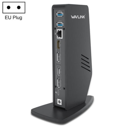 WAVLINK WL-UG69DK5 Laptop Dual 5K / 4K 60Hz Monitor Adapter USB 3.0 Docking Station, Plug:EU Plug - Cable & Adapters by WAVLINK | Online Shopping UK | buy2fix