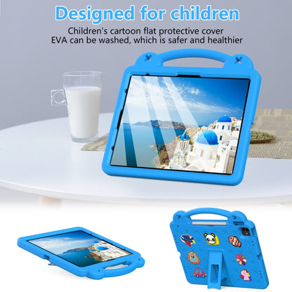 For iPad Air 13 2025 / 2024 Handle Kickstand Children EVA Shockproof Tablet Case(Sky Blue) - iPad Air 13 2025 / 2024 Cases by buy2fix | Online Shopping UK | buy2fix