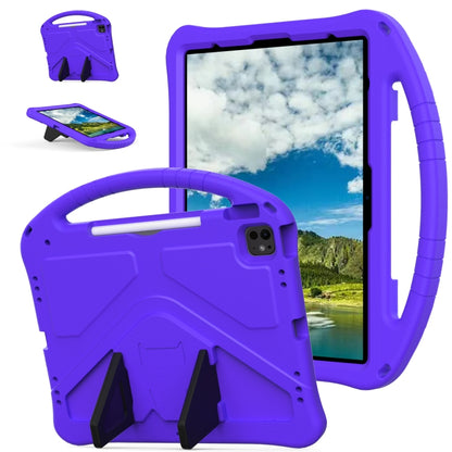 For iPad Air 13 2025 / 2024 EVA Shockproof Tablet Case with Holder(Purple) - iPad Air 13 2025 / 2024 Cases by buy2fix | Online Shopping UK | buy2fix