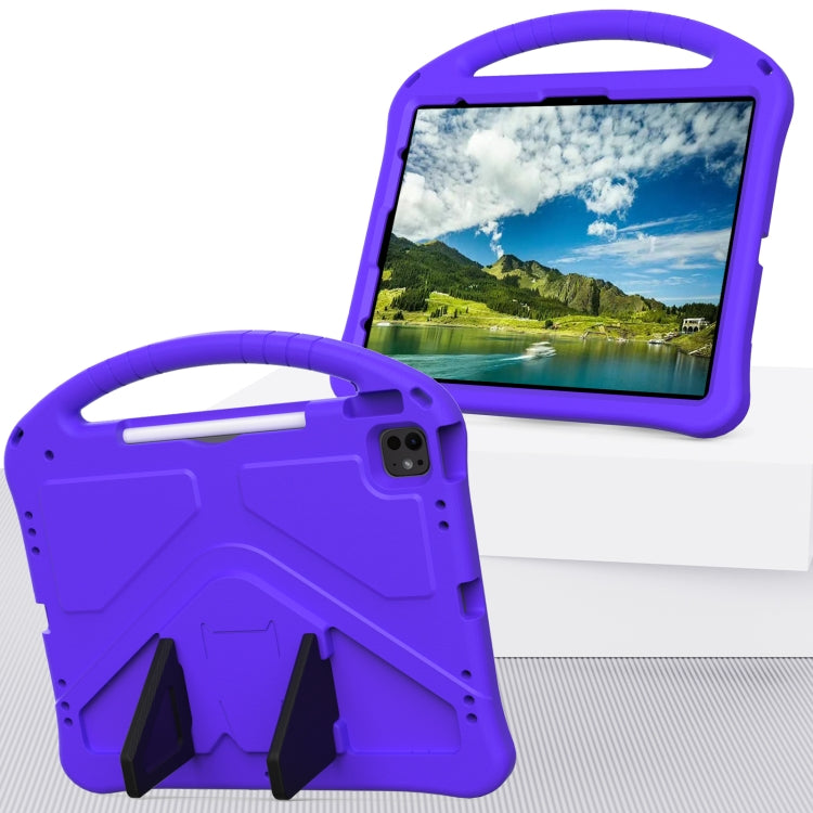 For iPad Air 13 2025 / 2024 EVA Shockproof Tablet Case with Holder(Purple) - iPad Air 13 2025 / 2024 Cases by buy2fix | Online Shopping UK | buy2fix