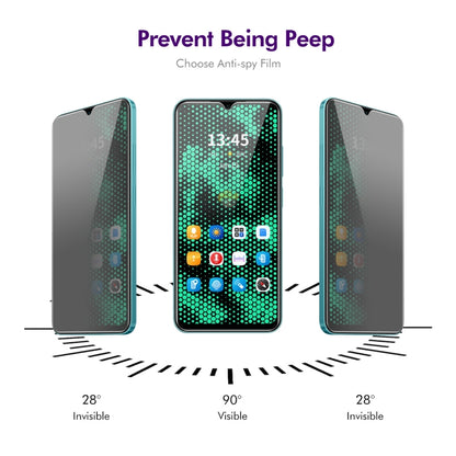 For Tecno Spark 10C 2pcs ENKAY Hat-Prince 28 Degree Anti-peeping Privacy Tempered Glass Film - Tecno Tempered Glass by ENKAY | Online Shopping UK | buy2fix