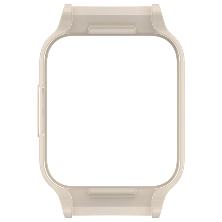 For Redmi Watch 2 Half Pack PC Watch Protective Case(Creamy White) - Watch Cases by buy2fix | Online Shopping UK | buy2fix