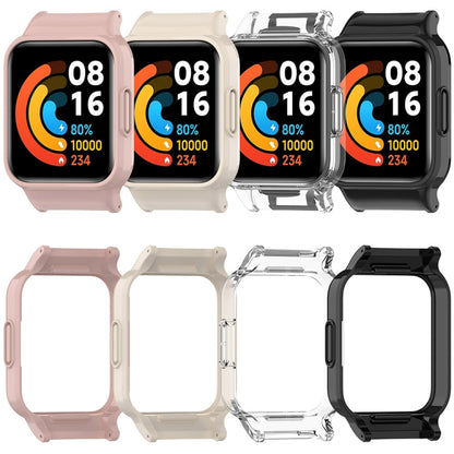 For Redmi Watch 2 Half Pack PC Watch Protective Case(Transparent) - Watch Cases by buy2fix | Online Shopping UK | buy2fix