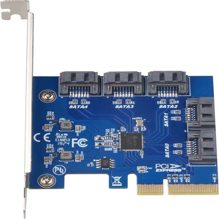 PCIE 3.0-4X to 5 x SATA Controller Card - Add-on Cards by buy2fix | Online Shopping UK | buy2fix