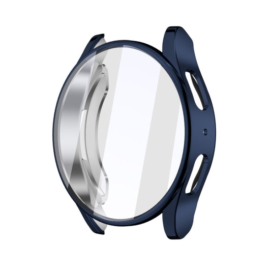 For Samsun Galaxy Watch 7 44mm Full Coverage TPU Electroplated Watch Protective Case(Midnight Blue) - Watch Cases by buy2fix | Online Shopping UK | buy2fix