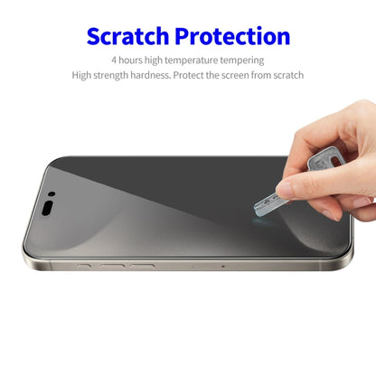 For iPhone 15 Pro Max ENKAY Hat-Prince 28 Degree Anti-peeping Privacy Tempered Glass Film - iPhone 15 Pro Max Tempered Glass by ENKAY | Online Shopping UK | buy2fix