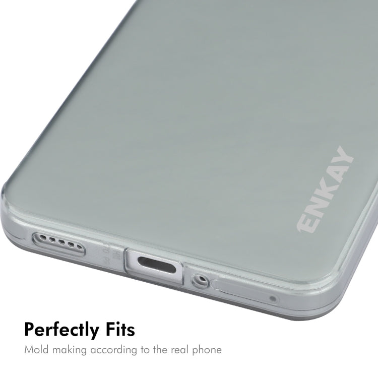 For Redmi K70 / K70 Pro ENKAY Hat-Prince Translucent Matte TPU Soft Phone Case(Grey) - K70 Pro Cases by ENKAY | Online Shopping UK | buy2fix