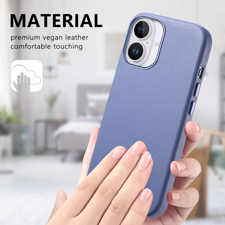 For iPhone 16 Pro Max Electroplated Metal Button Shockproof Phone Case(Blue) - iPhone 16 Pro Max Cases by buy2fix | Online Shopping UK | buy2fix