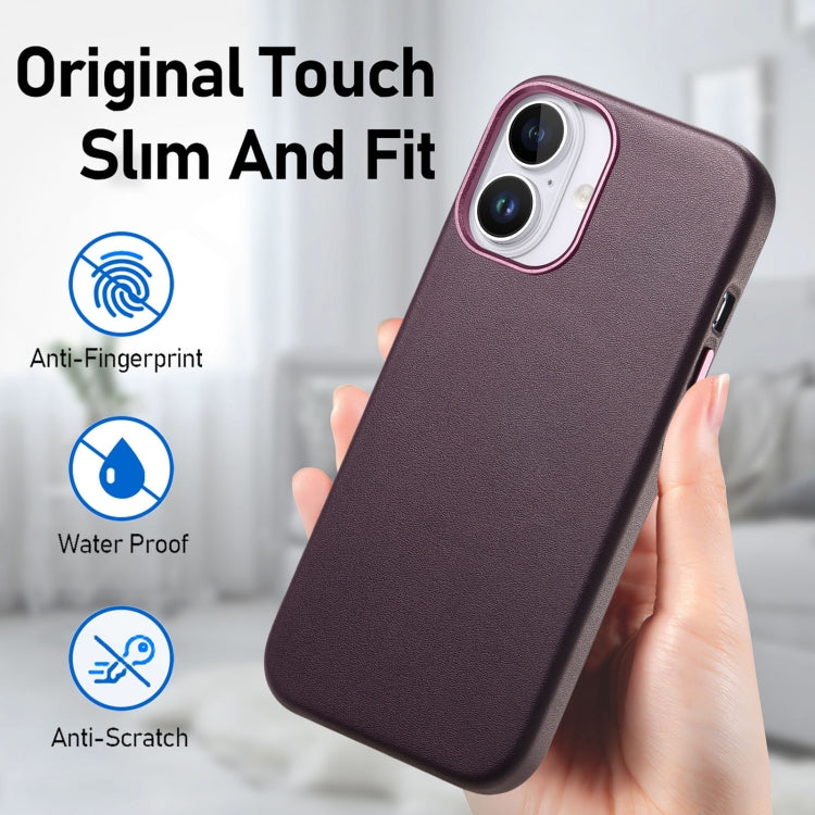 For iPhone 16 Pro Max Electroplated Metal Button Shockproof Phone Case(Purple) - iPhone 16 Pro Max Cases by buy2fix | Online Shopping UK | buy2fix