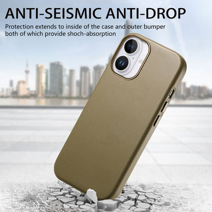 For iPhone 16 Pro Electroplated Metal Button Shockproof Phone Case(Green) - iPhone 16 Pro Cases by buy2fix | Online Shopping UK | buy2fix