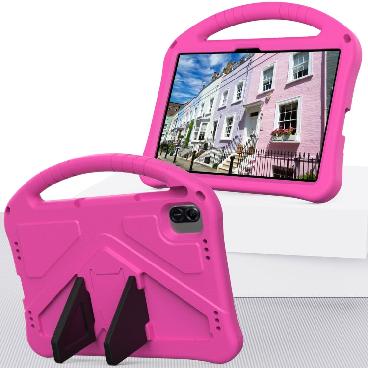 For Infinix XPad 11 inch 2024 EVA Shockproof Tablet Case with Holder(RoseRed) - Others by buy2fix | Online Shopping UK | buy2fix