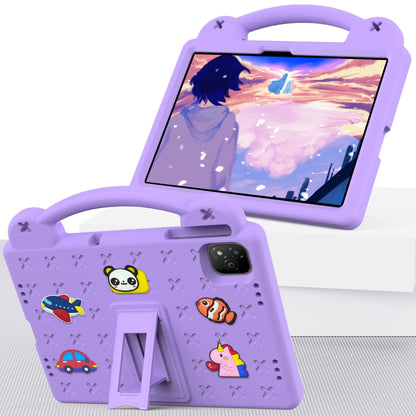 For Infinix Xpad 11 X1101 2024 Handle Kickstand Children EVA Shockproof Tablet Case(Light Purple) - Others by buy2fix | Online Shopping UK | buy2fix