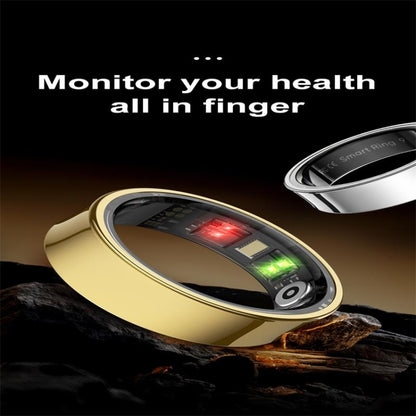 R09 SIZE 12 Smart Ring, Support Heart Rate / Blood Oxygen / Sleep Monitoring / Multiple Sports Modes(Black) - Smart Rings / Smart Telephones by buy2fix | Online Shopping UK | buy2fix