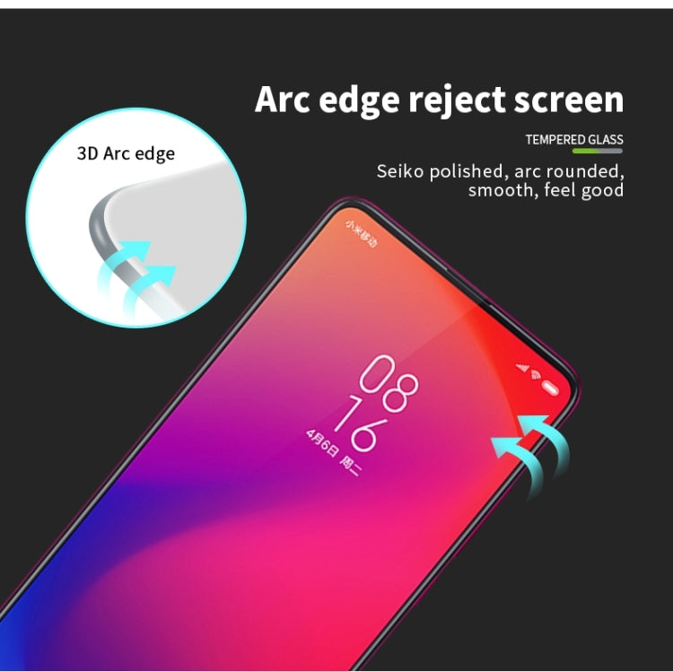 MOFI 9H 3D Explosion-proof Curved Screen Tempered Glass Film for Xiaomi Redmi K20 / K20 Pro / Mi 9T / Mi 9T Pro （Black） -  by MOFI | Online Shopping UK | buy2fix
