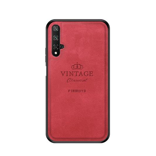 PINWUYO Shockproof Waterproof Full Coverage PC + TPU + Skin Protective Case for Huawei Honor 20(Red) - Honor Cases by PINWUYO | Online Shopping UK | buy2fix