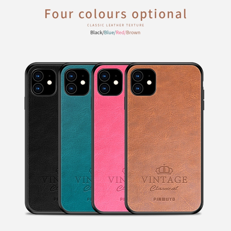 PINWUYO Pin Rui Series Classical Leather, PC + TPU + PU Leather Waterproof And Anti-fall All-inclusive Protective Shell for iPhone 11(Brown) - More iPhone Cases by PINWUYO | Online Shopping UK | buy2fix