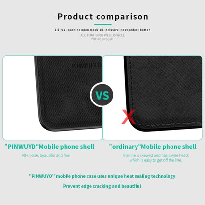 For Galaxy M30S PINWUYO Zun Series PC + TPU + Skin Waterproof And Anti-fall All-inclusive Protective Shell(Blue) - Galaxy Phone Cases by PINWUYO | Online Shopping UK | buy2fix