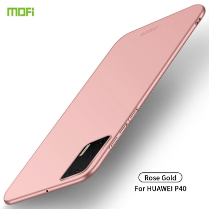 For Huawei P40 MOFI Frosted PC Ultra-thin Hard Case(Rose Gold) - Huawei Cases by MOFI | Online Shopping UK | buy2fix