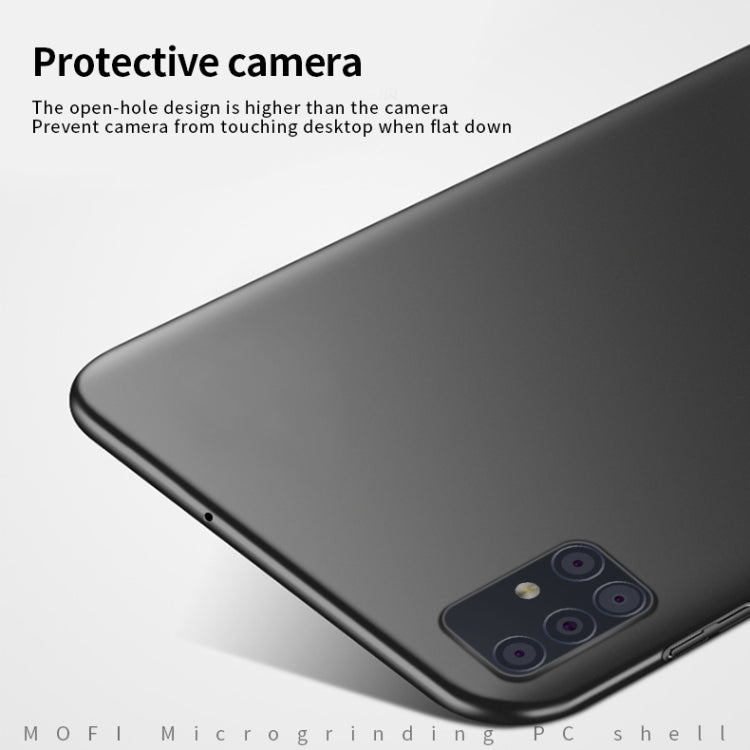 For Galaxy A71 MOFI Frosted PC Ultra-thin Hard Case(Black) - Galaxy Phone Cases by MOFI | Online Shopping UK | buy2fix