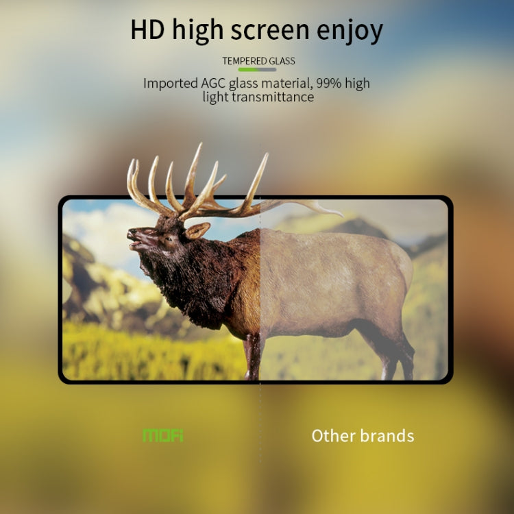 For Galaxy A91 / S10 Lite MOFI 9H 2.5D Full Screen Tempered Glass Film(Black) - Galaxy Tempered Glass by MOFI | Online Shopping UK | buy2fix