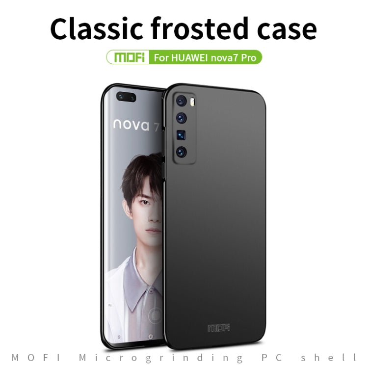 For Huawei Nova 7 Pro MOFI Frosted PC Ultra-thin Hard Case(Red) - Huawei Cases by MOFI | Online Shopping UK | buy2fix