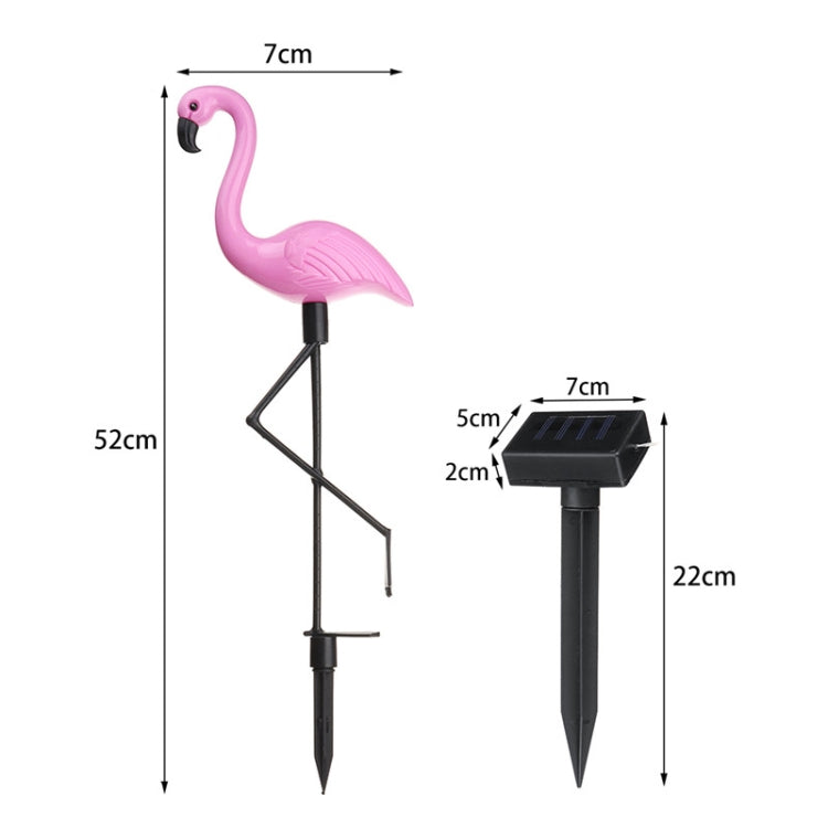 3 in 1 Waterproof Solar Flamingo Lawn Light LED Garden Path Landscape Lights Night Lamp - Solar Lights by buy2fix | Online Shopping UK | buy2fix