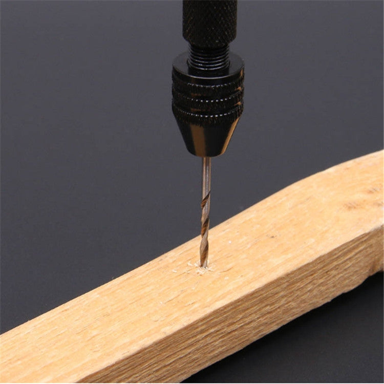 11 In1 Mini Manual Drill With Drill Plastic Walnut Wenwan Punching Tool - Drill & Drill Bits by buy2fix | Online Shopping UK | buy2fix