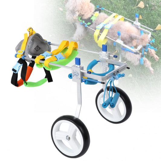 Pet Wheelchair Disabled Dog Old Dog Cat Assisted Walk Car Hind Leg Exercise Car For Dog/Cat Care, Size:S - Protector Walking Aids by buy2fix | Online Shopping UK | buy2fix