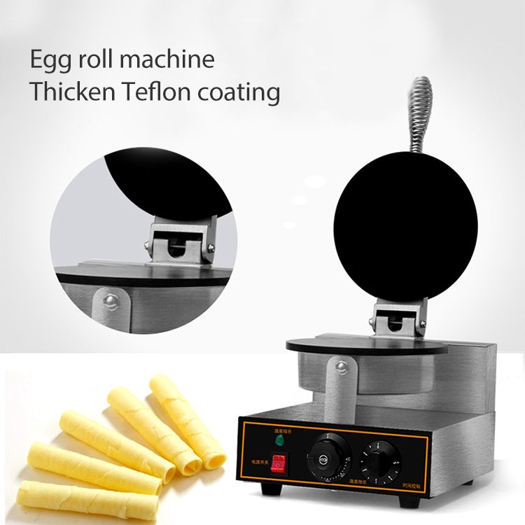 Stainless Steel Single-head Egg Roll Machine Ice Cream Crisp Egg Roller, Size:320x250x178cm - Cooking Tools by buy2fix | Online Shopping UK | buy2fix