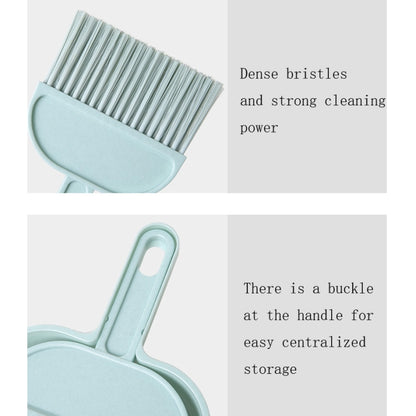 Household Mini Broom Desktop Small Broom Keyboard Brush Cleaning Tool Set Random Color - Sponges, Cloths & Brushes by buy2fix | Online Shopping UK | buy2fix