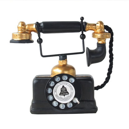 Resin Turntable Phone Model Creative Home Office Porch Ornament Decoration - Desktop Ornaments by buy2fix | Online Shopping UK | buy2fix