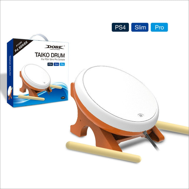 DOBE TP4-1761 Game Drum Universal Wired Game Taiko for PS4 / Slim / Pro - Gamepads by DOBE | Online Shopping UK | buy2fix