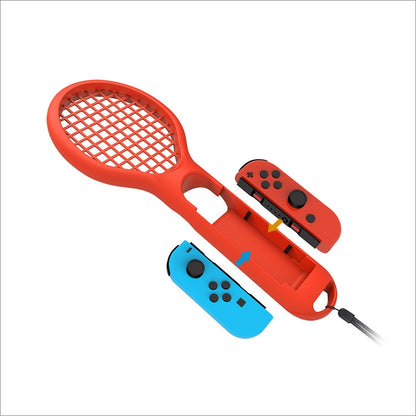 BODE Left and Right Small Handle Tennis Racket NS Game Grip Sports Game Handle TNS1843 for Switch(Red and blue) - Cases by BODE | Online Shopping UK | buy2fix