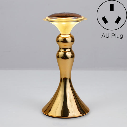 HT-TD2W1 LED Charging Restaurant Bar Decoration Table Lamp, Plug Type:AU Plug(Charging Type Golden) - Bedside Light by buy2fix | Online Shopping UK | buy2fix